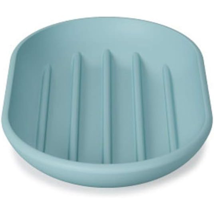 Стильна мильниця овальної форми Umbra Touch з м'яким покриттям для ванної кімнати та кухні, білий колір, 14 x 9 x 2 см