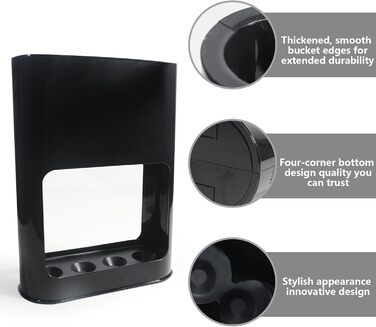 Підставка для парасоль підставка для парасоль 4 слоти, чорна, для дому