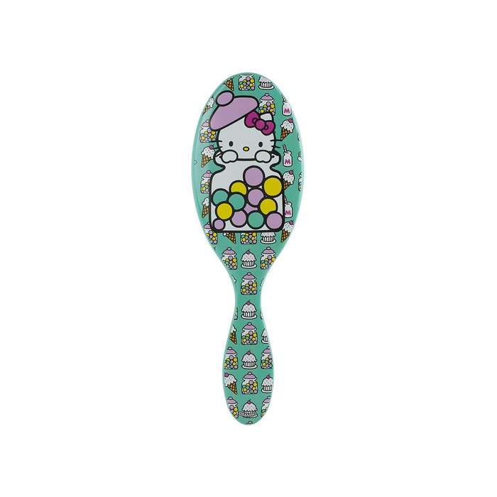 Щітка для волосся WetBrush Original Detangler з м'якими щетинками та зручною ручкою Hello Kitty Candy Jar Blue (Оригінальний розмір)