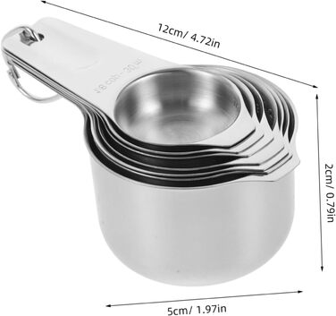 Alipis 4-Piece Bar Set: Cocktail Shaker, Measuring Spoons, Large Jigger, Tea Strainer, Schnapps Glasses, Tamper, Latte Glasses, Grater, Measuring Liquid, Measuring Cup, Auxiliary Tools, Flasks, Scoops