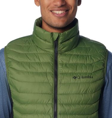 Жилет Columbia Powder Pass Hybrid Puffer Vest для чоловіків, теплий, чорний (1 шт.)