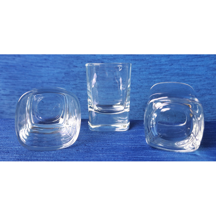 Подарунковий набір чарок для горілки Art-Glass, прозорі, 50 мл, 7 шт.