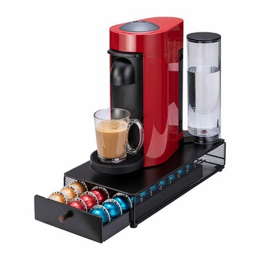 Тримач для капсул Nespresso Vertuo (30 капсул) з ручкою, металевий