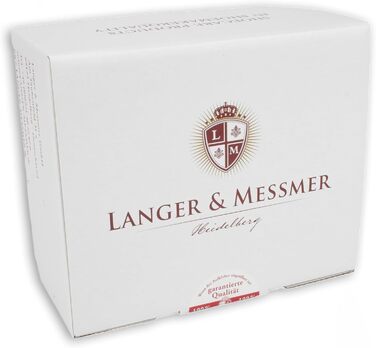 Langer & Messmer 4-Piece Shoe Brush Set Essential made of horsehair for professional shoe care of smooth leather shoes - includes polishing brushes and cream brushes