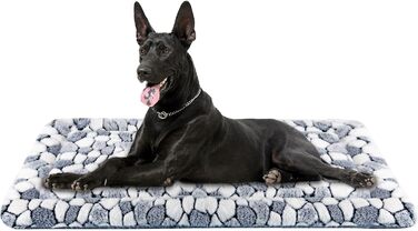 VANKEAN Stivoe Dog Crate Pad, Reversible (Cool & Warm), Soft Pet Sheep Mat Dog Bed for Crate, Suitable for No to XX-Large Dogs and Cats, Machine Washable Crate Beds (XXL)