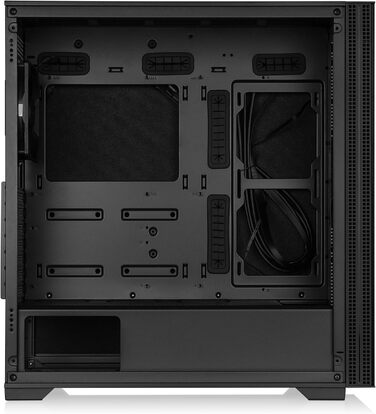 Корпус для ігрового ПК VITRUM PRO - Midi Tower з RGB підсвічуванням, скляна бічна панель, встановлені вентилятори, підтримка ATX, mATX, Mini-ITX, білий, CRONOS II Silent