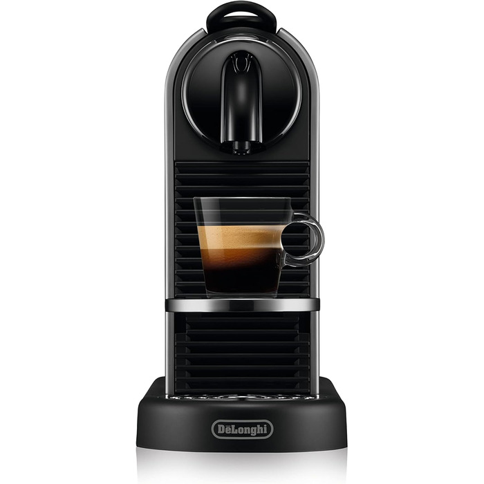 Капсульна кавомашина Nespresso De'Longhi CitiZ Platinum EN220.T, 4 розміри чашок, 19 бар, 1260 Вт, титановий колір