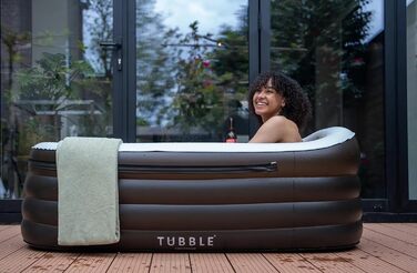 Надувна ванна Tubble Royale Black Onyx 255 літрів: розкішне домашнє спа для дорослих
