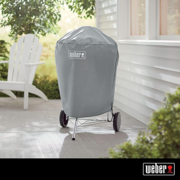 Чохол для гриля Weber 57 см, водостійкий, дихаючий, захисний, сірий