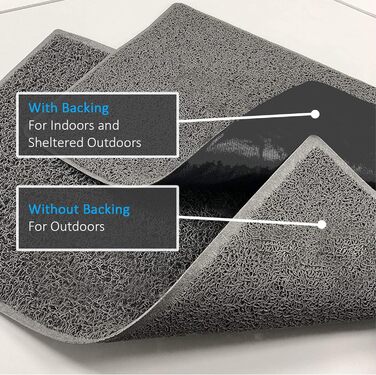 Килимок Nicoman Star з зірковим візерунком (для внутрішнього та зовнішнього використання), сірий, 60x40 см