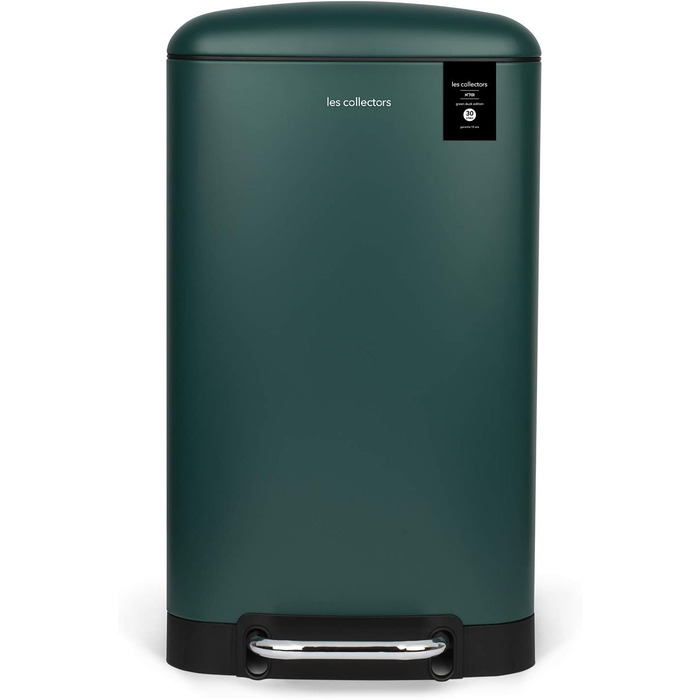Відро для сміття Les Collectors №712, 30 л, зелене, знімний внутрішній відро, міцне, тихий закриття