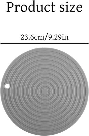 Килимок під годівницю для котів та собак Tabanzhe, силіконовий, неслизький, водонепроникний, сірий