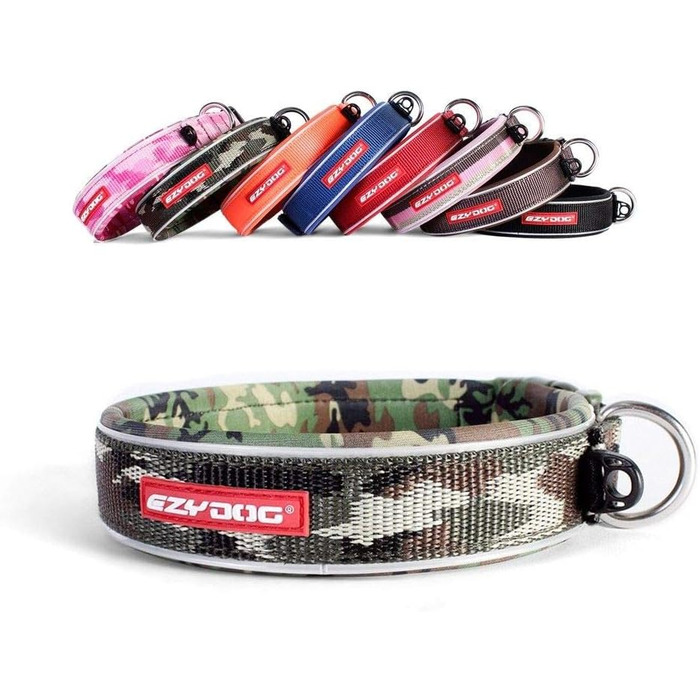 Нашийник для собак EzyDog Camo (M, 39-44 см) - неопреновий, водонепроникний, світловідбиваючий