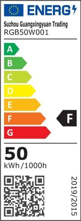 RGB LED прожектор 50 Вт для вулиці, 16 млн кольорів, 20 режимів, розумний водонепроникний світильник IP68 для саду та декору