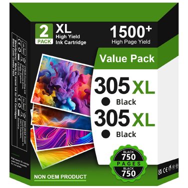 Картридж HP 305 XL чорний (сумісний) для принтерів HP DeskJet 2700e, 2800e, 4200, Envy 6000, Pro 6400