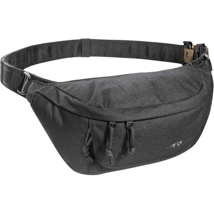 Тактична універсальна поясна сумка Tasmanian Tiger TT Modular Hip Bag II, 5 л, з 3 відділеннями на блискавці, MOLLE-панеллю, для спорту, туризму, outdoor, чорна