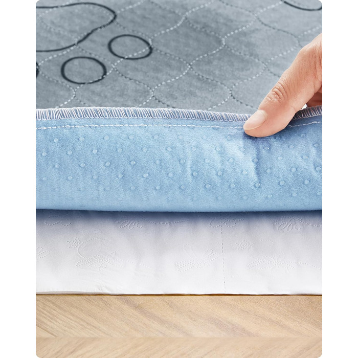 Підстилка для собак Feandrea, 2 шт., XL (122 x 91 см), сіра, водонепроникна, супер вбираюча, для дому