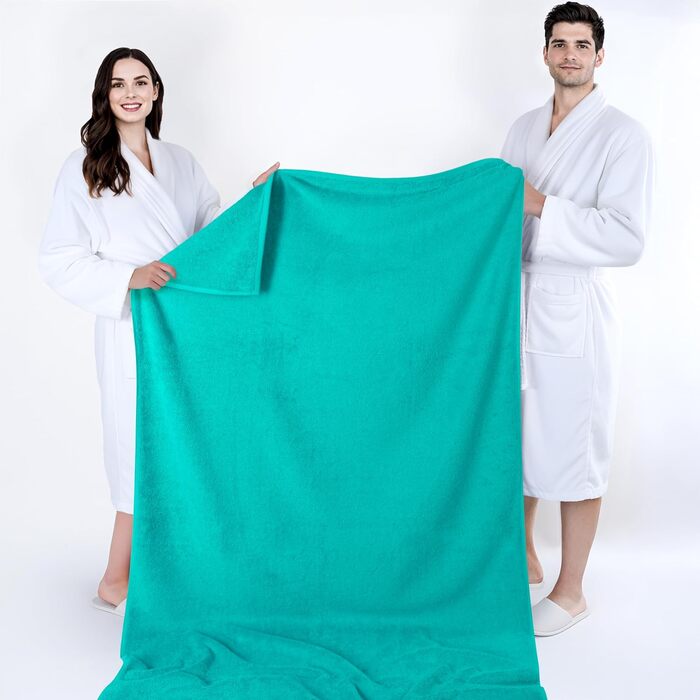 Набір махрових рушників для ванної Cotton Paradise з 100% турецької бавовни, 6 шт. (2 великі, 2 середні, 2 маленькі), колір шалфей
