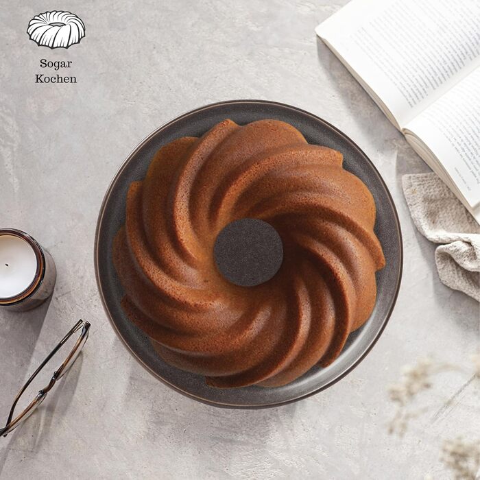 Форма для кексу Erreke Gugelhupfform, 24 см, 2.5 л, з антипригарним покриттям, професійна якість