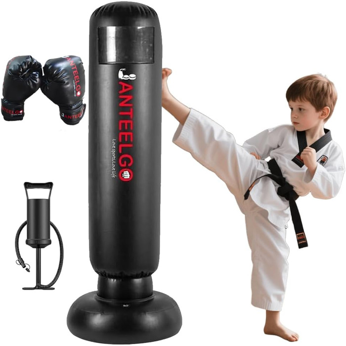 Дитячий боксерський мішок JanTeelGO 150см для карате та боксу (3-12 років)