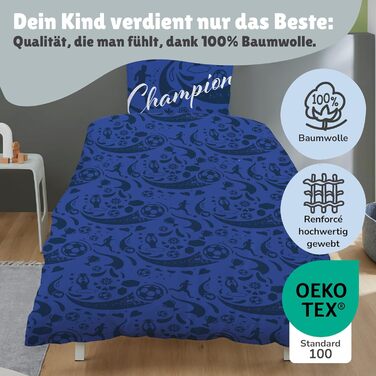 Комплект постільної білизни для дитячого ліжечка Kinderbettwäsche: 2 шт. з тваринами та глобусом. Декоративний комплект включає ковдру 135x200 см та подушку 80x80 см з блискавкою. Підходить для хлопчиків та дівчаток. 100% бавовна, ренфорсе, приємна до шкі