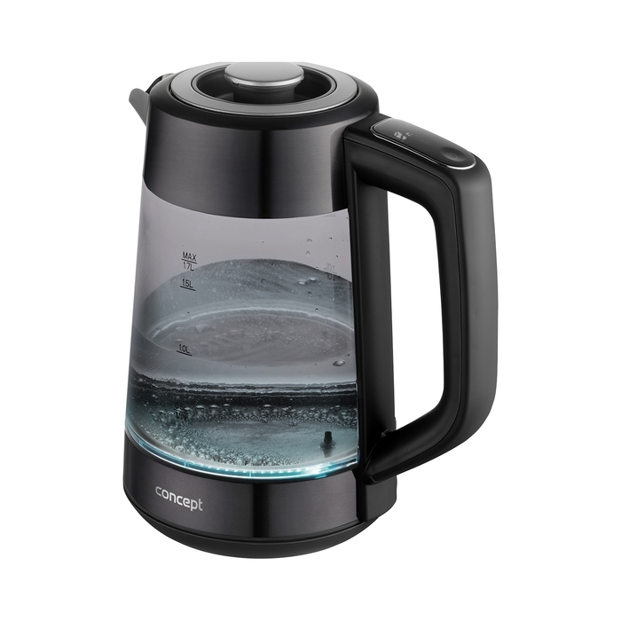 Електричний чайник Concept RK4195, 2200 Вт, 1,7 л, сріблястий/сірий