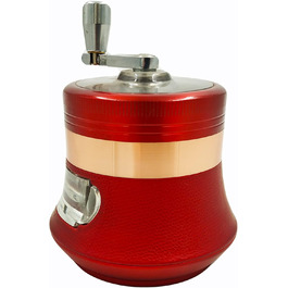 Ручний шліфувальник з прозорою кришкою (червоний)