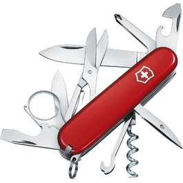 Мультитул Victorinox Explorer - Швейцарський ніж, 16 функцій, червоний