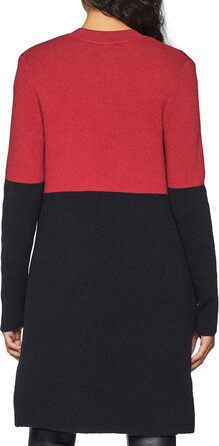 Жіночий жилет-кардиган Morgan Long Mblock, бордовий/чорний