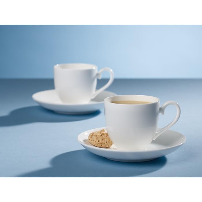 Villeroy & Boch – Royal Henkelbecher White, Dishwasher Safe, Microwave Safe, Cup, Mug, Coffee Cup, Porcelain, Coffee Cup, Hot Beverage Cup, Premium Bone Porcelain