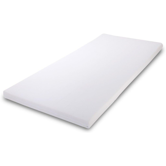 MSS e.K. Soft Mattress Topper with Cover - 80 cm x 200 cm x 5 cm