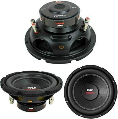 Сабвуфер Pyle PLPW8D 8'' 400 Вт RMS, 800 Вт, 20 см, DVC 4+4 Ом, автомобільний динамік