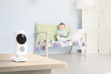 Дитячий монітор Motorola Nursery VM 483 з камерою, інфрачервоним нічним баченням та функцією двостороннього зв'язку