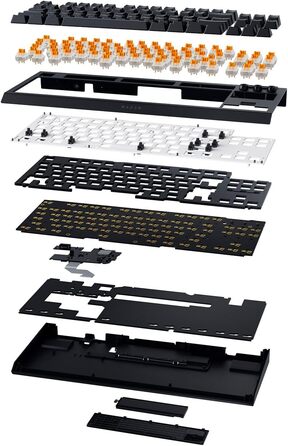 Механічна ігрова клавіатура Razer BlackWidow V4 TKL з зеленими перемикачами (RGB Chroma, 6 макро-клавіш, Doubleshot ABS-кейкапи, QWERTY US-розкладка)