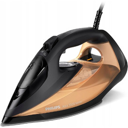 Парова праска 2800 Вт, потужний паровий удар 250 г, підошва SteamGlide Elite