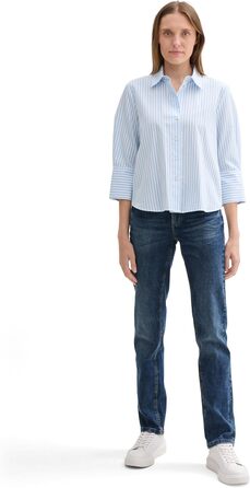 Джинси жіночі TOM TAILOR Alexa Straight 30W/30L, Mid Stone Wash - Оригінальний денім