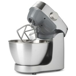 Кухонна машина Kenwood Prospero+ KHC29.A0SI, 1000 Вт, чаша з нержавіючої сталі 4,3 л, набір насадок (вінчик, міксер, гак), срібляста