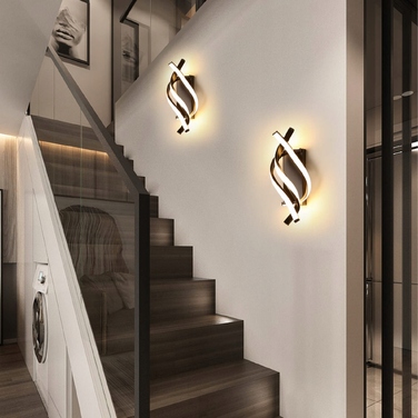 Стіна LED-бра для спальні та вітальні, 22 Вт, 3000К