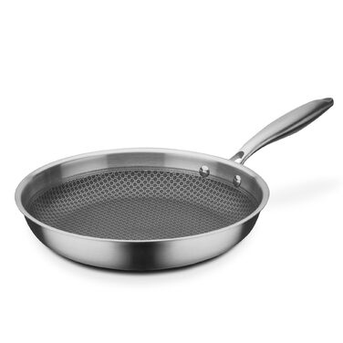 Сковорода Bratpfanne Inoxxa Black ⌀28 см з антипригарним покриттям та стільниковою структурою