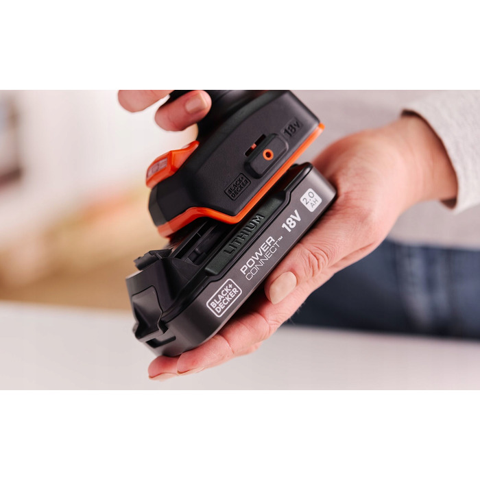 Ударний дриль-шурупокрут 18В 50Нм 2Аг у кейсі BLACK+DECKER BLD683D1XK