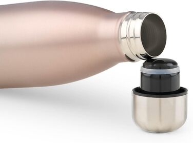 Фляга Blumtal з нержавіючої сталі: ізольована, без BPA, 500 мл, блакитний колір