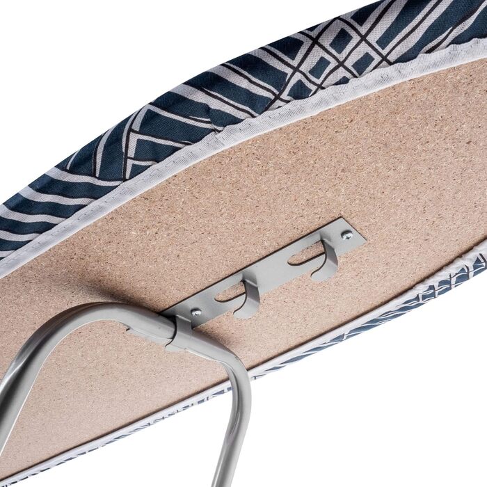 КADAX Прасувальна дошка з полицею, 104x30 см, дошка для прасування з парою та відкидною полицею для праски, компактна прасувальна станція з підкладкою з піни