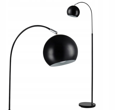Торшер Krislamp Aura E27 40 Вт, чорний