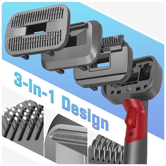 Насадка для пилососа Dyson 2-в-1 для видалення шерсті, лупи та підшерстка, сумісна з моделями Gen5 V15 V12 V11 V8 V7