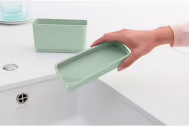 Brabantia Dish Drainer Organizer, Plastic, Dark Grey, One Size (Jade Green, Dish Drainer Organizer)