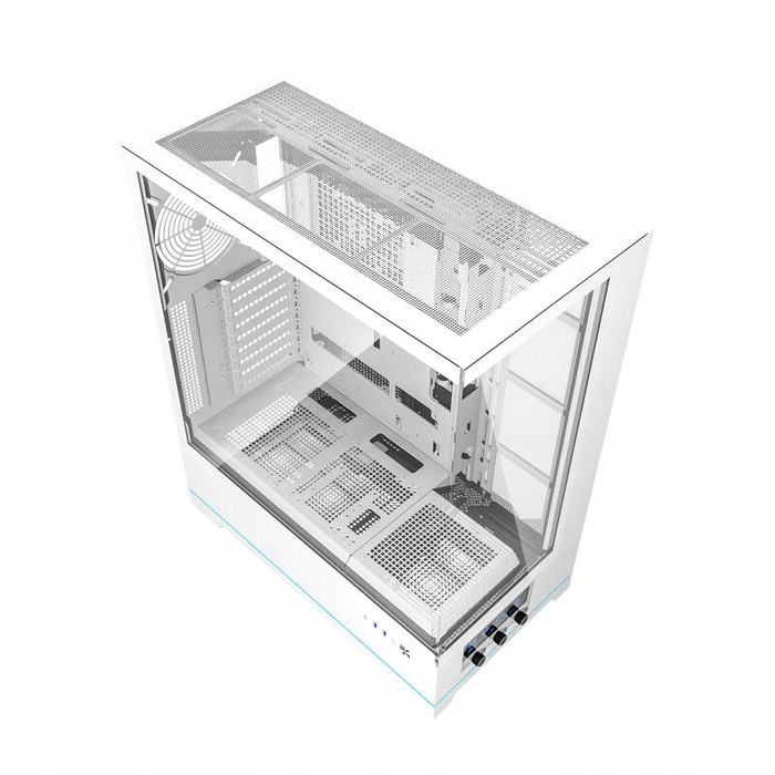 Корпус для ПК DarkFlash DY451L Midi Tower ATX, ігровий, білий (з нижнім розміщенням БЖ)