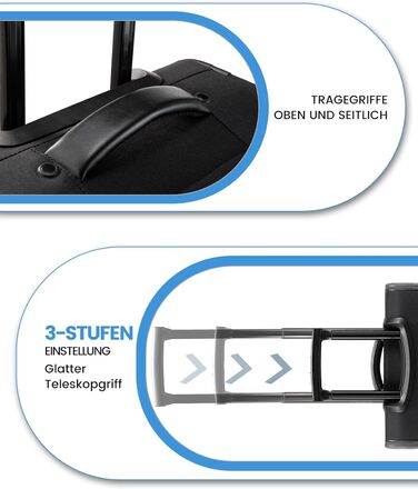 LOVEVOOK Рюкзак ручної поклажі 30-40L, розширюваний, для ноутбука 17 дюймів, чорний, антикрадійний, для подорожей