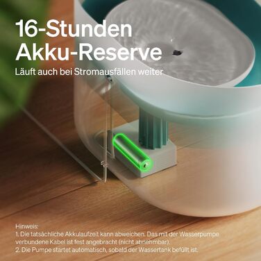 PETLIBRO фонтанчик для собак і котів, 8 л, білий, тихий (26 дБ), анти-розливний захист, легко миється, підходить для великих собак та кількох котів