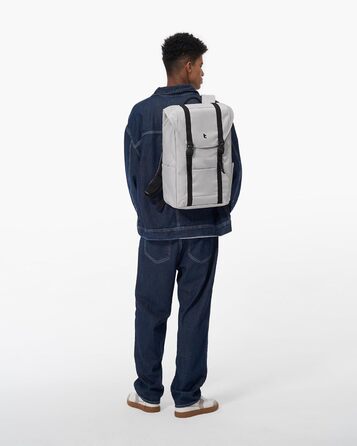 tomtoc Laptop Backpack for Women and Men, Vintage Daypack Daypack Casual Backpack with 22 Liters for Everyday Use, Leisure, University, School, Classic Backpacks Fits 13-15.6 Inch Laptops, Black (Gray)