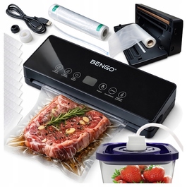 Вакууматор BENGO 150W чорний з функцією відсотування повітря